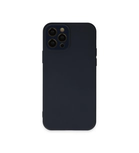 Apple İphone 12 Pro Max Kılıf Lansman Glass Kapak - Lacivert