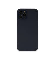 Apple İphone 12 Pro Max Kılıf Lansman Glass Kapak - Lacivert