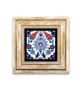 Taş Duvar Tablo 20*20 cm Çini 1