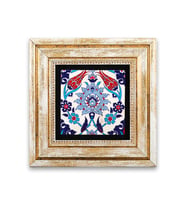 Taş Duvar Tablo 20*20 cm Çini 1