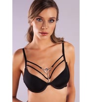 Golshan Gorbus Foam Cup Push Up Bra, Siyah Renk Konforlu ve Şık Sütyen