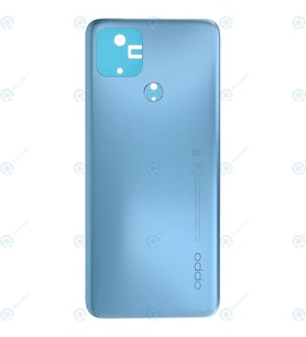 Oppo A15 Arka Pil Kapağı LENS VE PARMAK İZİ HARİÇ (Mavi)