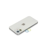 Apple İphone 11 Renkli Kamera Lens Koruma Cam - Sarı-mavi