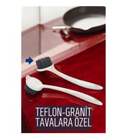 ModaCar 4 ADET Teflon ve Granit Tava Tencere Fırçası Silikon Teflon Fırçası 718974