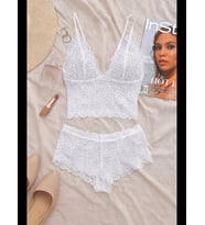 Fantezia Night Kadın Bordo Dantel Bralet Şort Takımı – Asil ve Sofistike İç Giyim