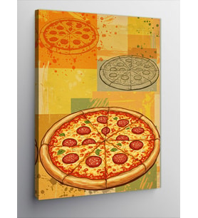 Kanvas Tablo Pizza Dilimi ve Sanatsal Yaklaşım