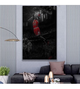 Michael Jordan Kanvas Tablo
