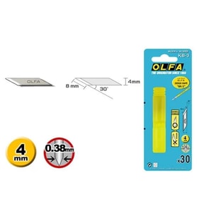 OLFA KB-3 Maket Bıçağı Yedeği (30 lu)