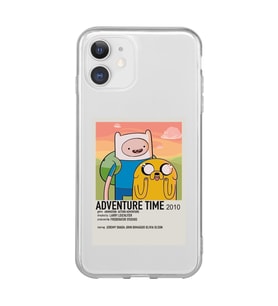 Iphone 11 Uyumlu Adventure Time Tasarımlı Şeffaf Telefon Kılıfı