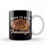 Born To Be A Paleontologist Future Dinosaur Hunter Kupa Bardak Porselen