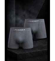 Night Erkek Rahat Esnek Seamless 2 Li Boxer