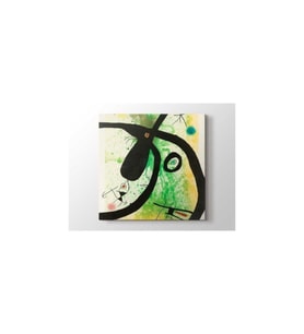 Joan Miro - Le Chasseur De Pieuvres Tablo - 106267 - 50x50 Cm
