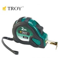 TROY 23122 Stoperli Şerit Metre (2mx16mm) (Çok Renkli)
