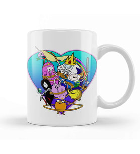Fun Friends Adventure Time With Finn And Jake 01 Kupa Bardak Porselen