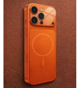 AG Glass İphone 15 PRO MAX Telefon Kılıfı (Turuncu)