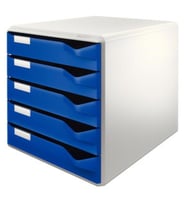 Leitz 5280 5 Çek.Evrak Rafı Mavi