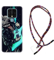 Tecno Camon 16 18P Pova Kılıf Boyun Asklı Rasta Silikon Dog Guitar 1789