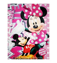 booddie Boyama Kitabı Stickerlı Kız Fare Model Minnie Mouse
