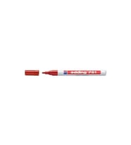 Edding Markör Boya 1-2 MM Kırmızı Yuvarlak Uçlu Dekor Boya Kalemi (10 Lu Paket)