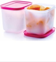 Tupperware Derin Dondurucu Için Alaska 2'Li Saklama Kabı Herbiri 1.1Litre
