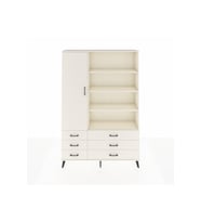 Arges Gardrop 8 Raflı 6 Çekmeceli Tek Kapaklı  132x30x195 Aytaşı-Aytaşı