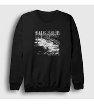 Presmono Unisex Siyah Lyset Burzum Sweatshirt 23890tt