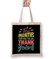 Cute Three Months From Now You Will Thank Yourself Bez Çanta Uzun Saplı