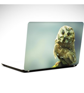 Baykuş Laptop Sticker 14 inch (35X26CM)
