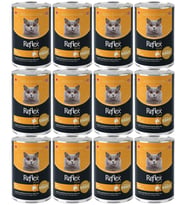 Reflex Plus Dana Etli Sos İçinde Et Parçacıklı Kedi Konservesi 400 Gr *12 ADET