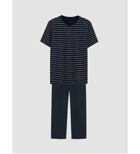 LC WAIKIKI Lacivert Regular Fit Erkek Pijama Takımı