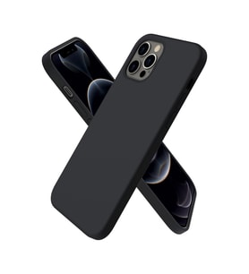 Iphone 12 Kılıf First Silikon - Siyah