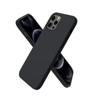 Iphone 12 Kılıf First Silikon - Siyah