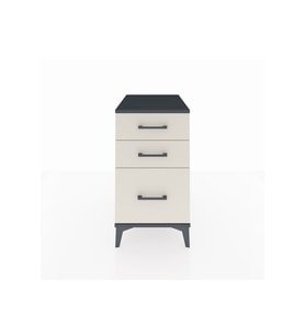 Kronos Komodin 3 Çekmeceli 44x59x80 Antrasit-Aytaşı