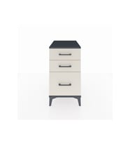 Kronos Komodin 3 Çekmeceli 44x59x80 Antrasit-Aytaşı