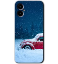 Omix X3 Kılıf HD Desen Baskılı Arka Kapak - Karlı Vosvos