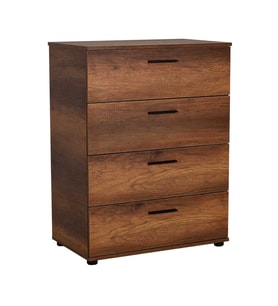 Adore Mobilya Trendline 4 Çekmeceli Şifonyer - Koyu Ceviz (Oslo Ceviz) 73x96x44 cm (GxYxD)