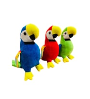 Peluş Oyuncak Papağan 35 cm 3 adet (Karışık)