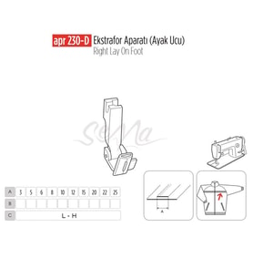 Ekstrafor Aparatı (Ayak Ucu) 3mm / APR 230-D