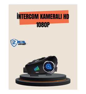 Mey İthalat® Q28 Motosiklet Kask Bluetooth Kulaklık Full HD 1080P Kamera