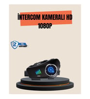 Mey İthalat® Q28 Motosiklet Kask Bluetooth Kulaklık Full HD 1080P Kamera