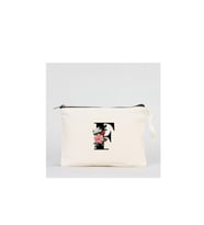 Bez Çanta Dünyası F Harf Baskılı Clutch El Çantası