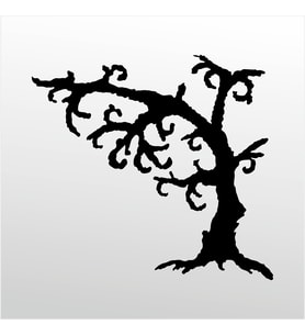 Folyo Sticker Kurumuş Ağaç 60cm Uzunluk (Karışık)