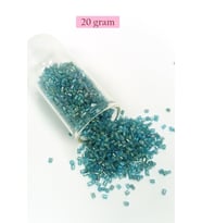 Kesme Cam Boncuk 2mm - 20 Gram - Şeffaf Çam Yeşili -BNC332
