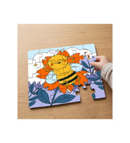 Minik Yavru Arı Tasarımlı 24 Parça Ahşap Çocuk Puzzle MPK0644