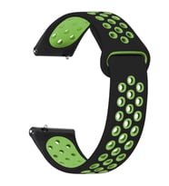 Microsonic Xiaomi Watch S4 Rainbow Gently Band Kordon Siyah Yeşil
