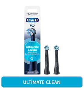 Oral-B iO Ultimate Clean Siyah Diş Fırçası Yedek Başlığı 2 Adet