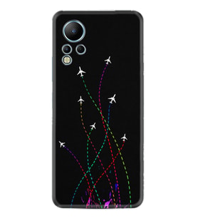 Infınix Note 12 Kılıf Silikon Desen Özel Seri Line Planet 1736