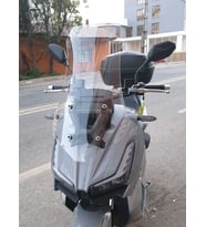 MOTOCAM Motolüx Wow 150  Ön Cam 2023-2026 Model 75cm Şeffaf Renkli 4mm UZUN