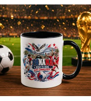 BK Gift Panama Taraftar Temalı 2026 Dünya Kupası Tasarımlı Siyah Kupa Bardak