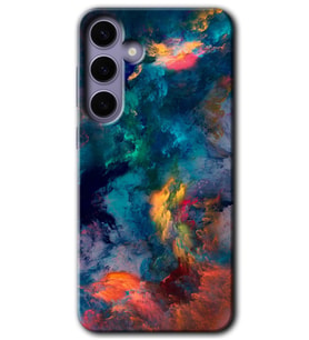 Galaxy S24 Kılıf HD Desen Baskılı Kılıf - Color Storm